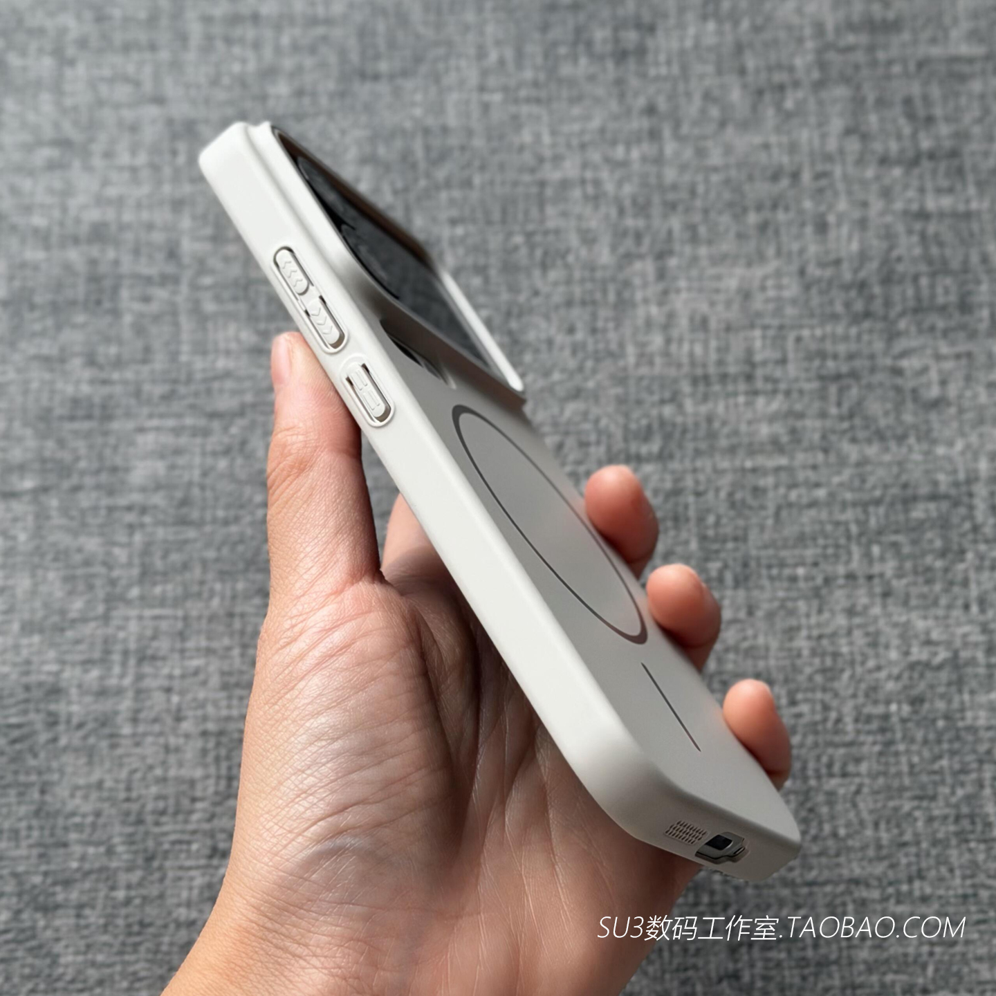 钛灰色Beats同款细圈磁吸充电一加15适用一加Ace6手机壳Ace5至尊版Ace3/2防摔13肤感12极简亚克力男简约大孔 - 图1