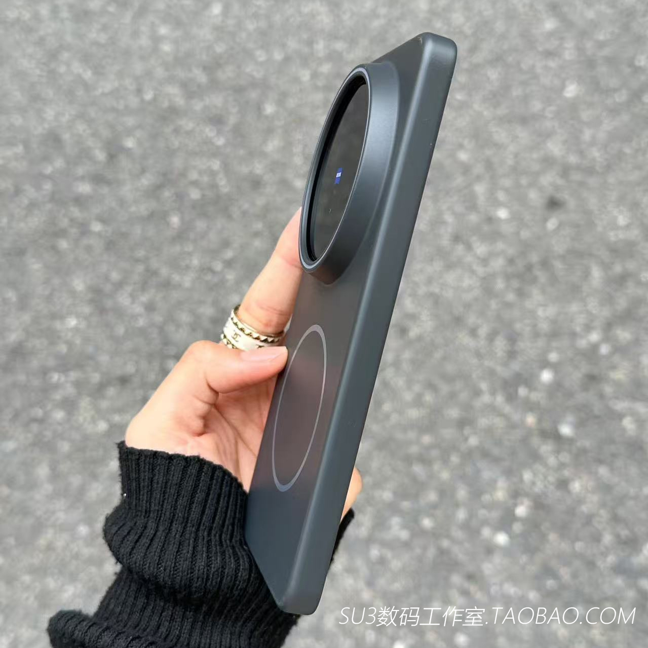 磁吸无线充电深灰黑色适用oppoFindX8ultra手机壳X7超薄X8s+硬壳Reno14/13镜头加高12简约11男10全包9防摔pro - 图0