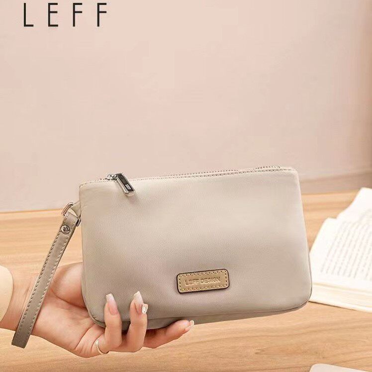 莱夫尼龙帆布手拿包女2025新款零钱包散步健身包气质妈妈手机小包,淘宝优惠券,粉丝福利购,淘宝优惠卷