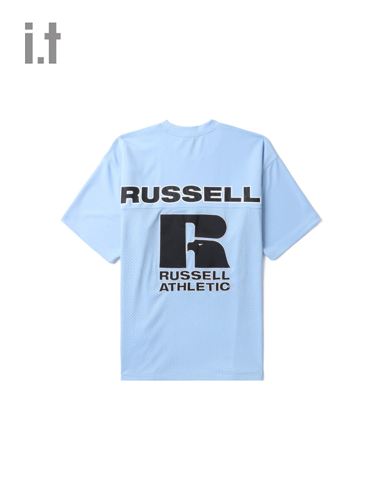 it RUSSELL ATHLETIC男装宽松短袖T恤2023春夏新品活力美式2078LX - 图3