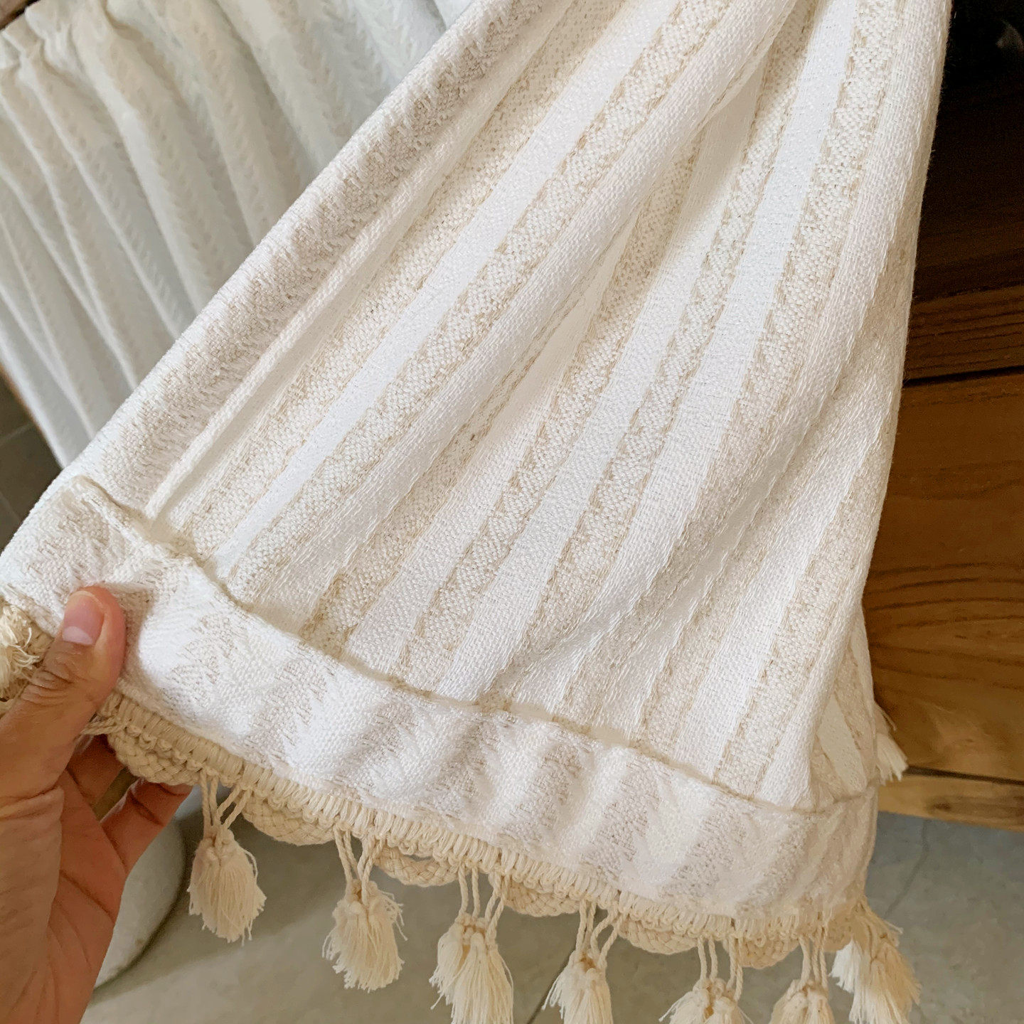 原木奶油风棉麻柜门遮挡帘收纳帘家居装饰帘柜子架子防尘遮丑柜帘,淘宝优惠券,粉丝福利购,淘宝优惠卷