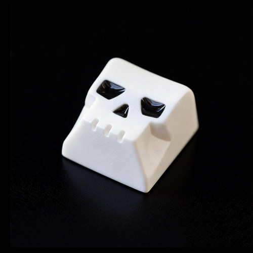 机械键盘个性树脂键帽骷髅头GMK手工单个ESC替换创意客制化礼物 - 图3