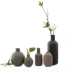 Bình thủy tinh nhỏ Morandi Đồ trang trí trang trí nhà sáng tạo Bình hoa mờ nhỏ tươi - Trang trí nội thất Trang trí nội thất