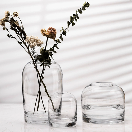 Jianjian Life Art Vase Creative Ins Glass Flower Room Room Обеденный стол дома цветы Putcap Bottle Craft