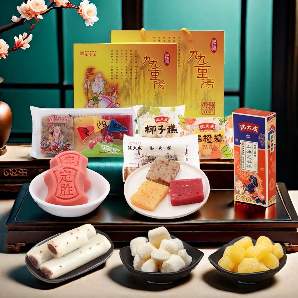 沈大成寿桃重阳礼盒糕点条头糕上海特产中华老字号企业团购,淘宝优惠券,粉丝福利购,淘宝优惠卷