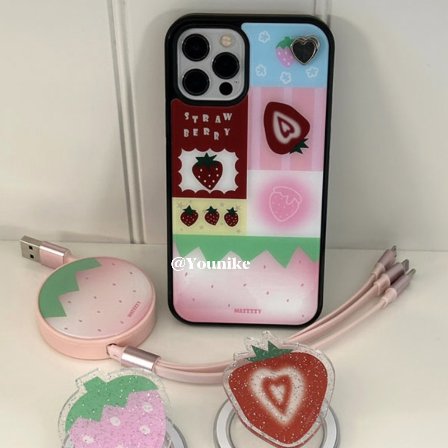 韩系ins可爱多巴胺拼贴插画小熊少女感童趣磁吸适用iphone16pro/15promax苹果13/14/12手机壳保护套华为mate,淘宝优惠券,粉丝福利购,淘宝优惠卷