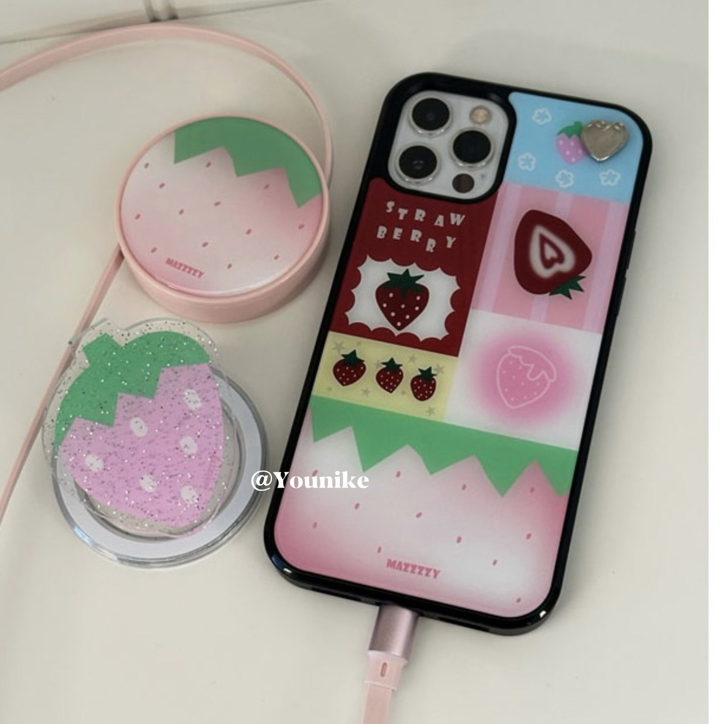 韩系ins可爱多巴胺拼贴插画小熊少女感童趣磁吸适用iphone16pro/15promax苹果13/14/12手机壳保护套华为mate,淘宝优惠券,粉丝福利购,淘宝优惠卷