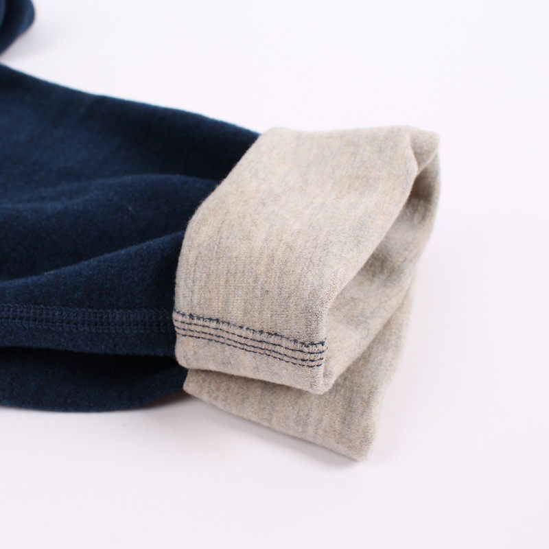 兄华男士大码无痕蚕丝保暖裤加肥加大加绒发热羊毛高腰宽松秋裤冬