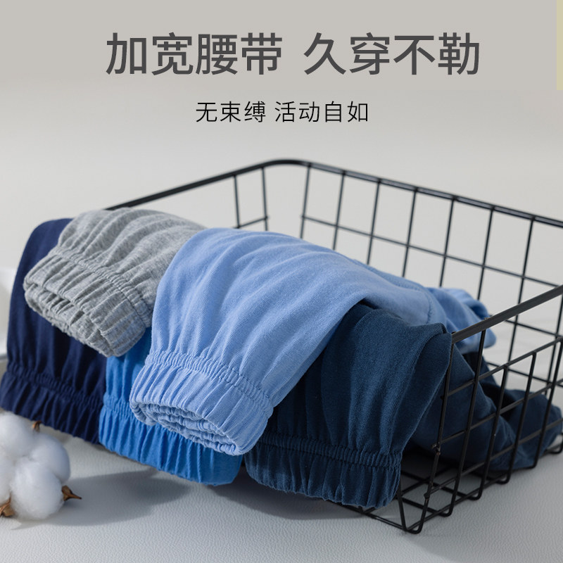 雅鹿男士内裤纯棉中老年人爸爸三角裤头大码全棉短裤老头爷爷裤衩,淘宝优惠券,粉丝福利购,淘宝优惠卷