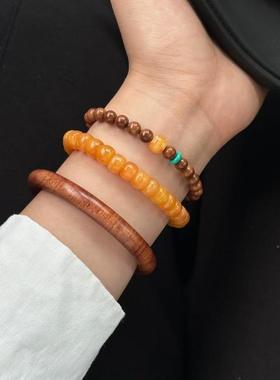 绿松石文玩日潮手链民族