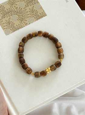 女款手串手链沉香木原创设计