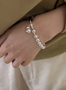 韩系ins小众设计可爱小象手链