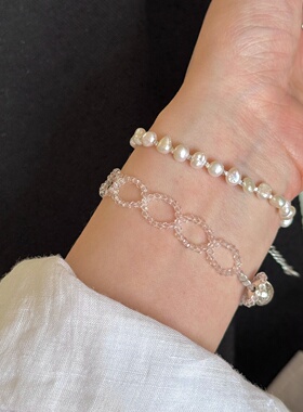 天然淡水珍珠巴洛克手链