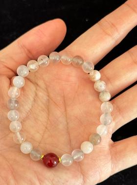 天然红樱花招桃花手链男女款