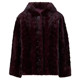 NAERSI mink fur hooded coat elegant velvet cut ripple 2025 winter new style for women