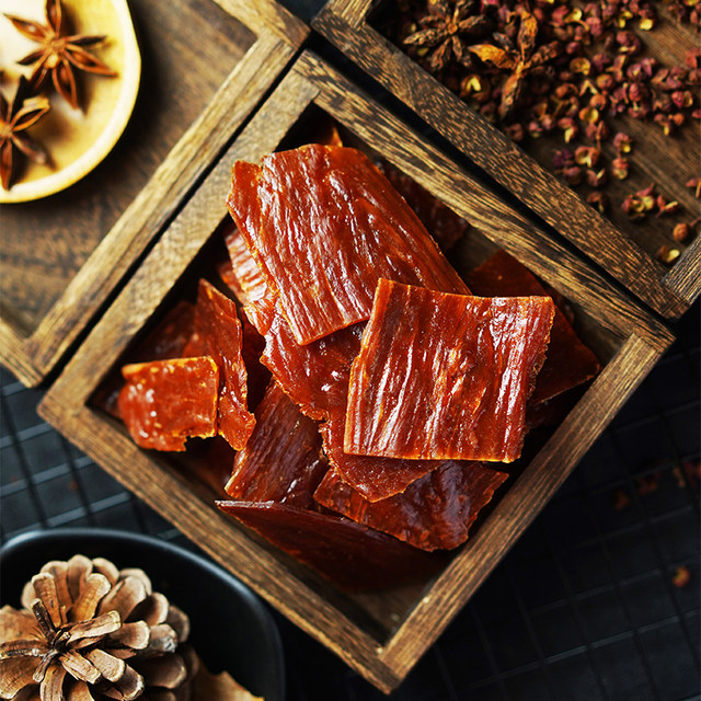 Pisces premium pork jerky 400g*2 bags natural slices