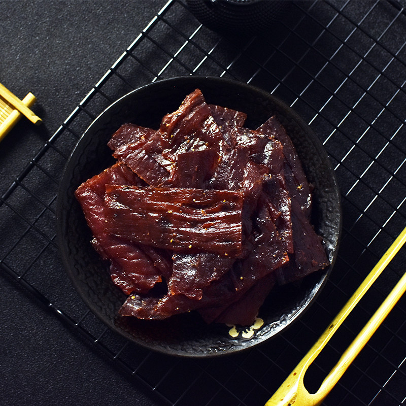 双鱼烤牛肉片268g手撕特产牛肉干 双鱼食品牛肉类