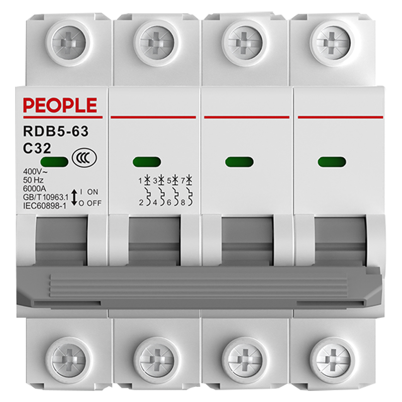人民电器4P63A 40A品32正25四进四出380V三相线断路器空开20 C16 - 图1
