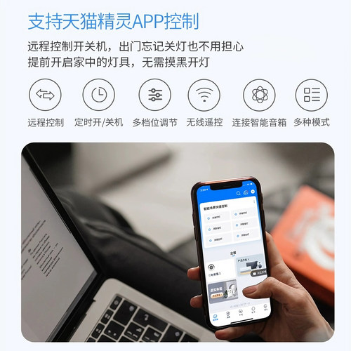 FSL 佛山照明 led吸顶灯客厅大户型灯具简约现代智能全屋组合套餐 - 图1