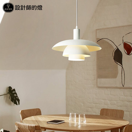 设计师的灯餐厅灯丹麦餐桌吧台灯现代简约奶油风民宿卧室床头吊灯 - 图0