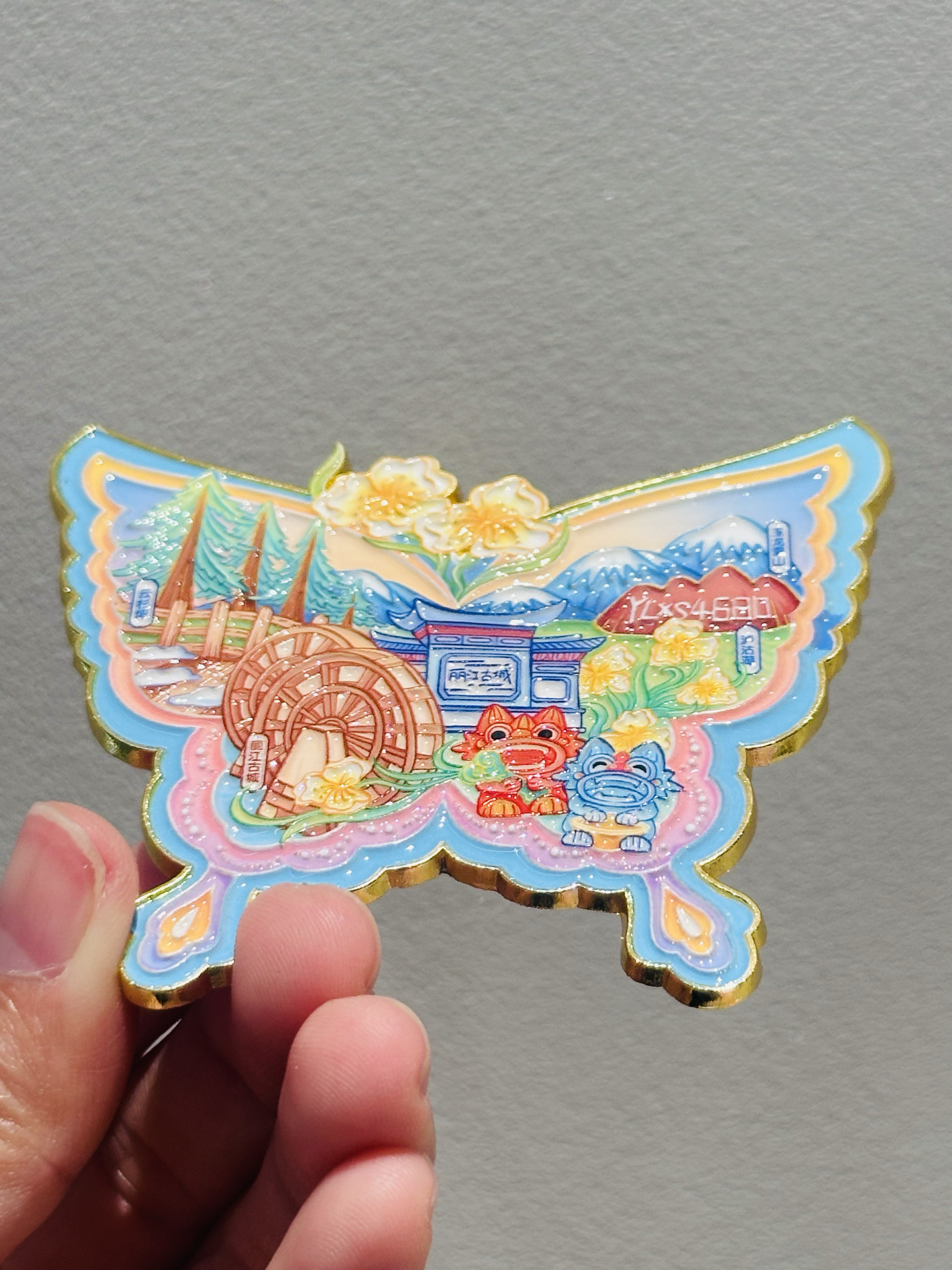 新款云南丽江古城金属冰箱贴景点旅游纪念品伴手礼物 - 图2