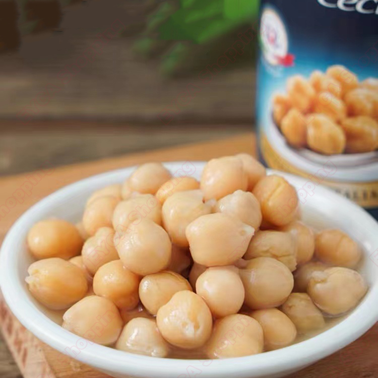 400g*5 Cans of Canned Chickpeas Cirio Chick Peas Imported-图1