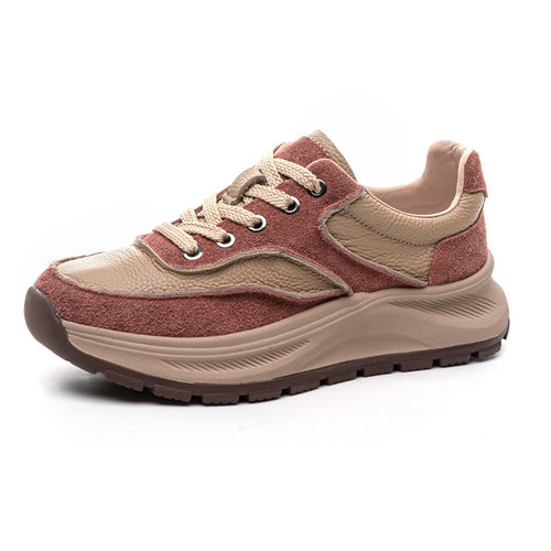 大码女鞋41到43加绒秋冬厚底休闲复古显脚小软底不累脚新款爆款42 - 图3