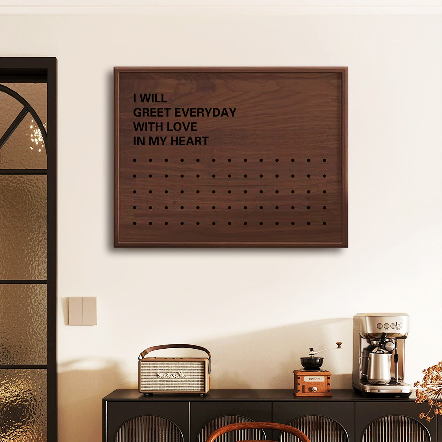 黑胡桃实木弱电箱遮挡装饰盖板免打孔电表箱画多媒体网线盒遮挡箱,淘宝优惠券,粉丝福利购,淘宝优惠卷