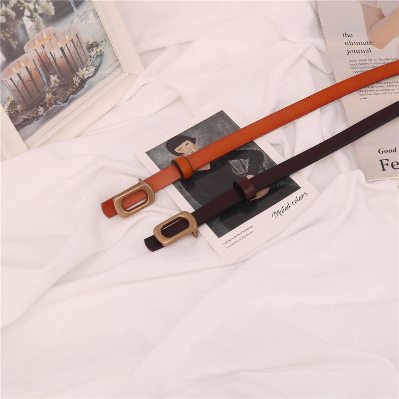 皮带女装饰牛仔裤带配裙子夏季小众风真皮腰带女简约时尚百搭收腰,淘宝优惠券,粉丝福利购,淘宝优惠卷