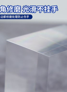 化妆品首饰展台方形有机玻璃亚克力方块底托桌面拍摄台立柱托架