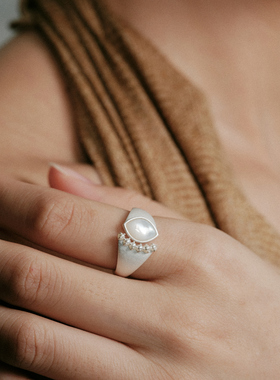 MOIAUSSI·Laurier·月桂珍珠戒指 01