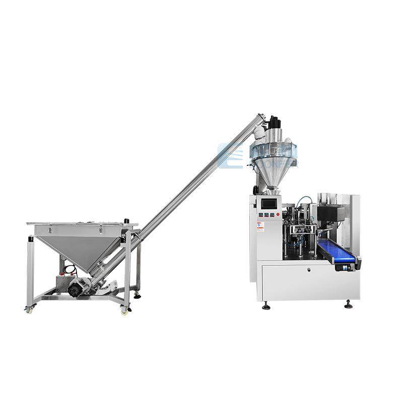 全自动粉末给袋包装机8工位定量豆浆粉藕粉茶粉奶粉预制袋包装机,淘宝优惠券,粉丝福利购,淘宝优惠卷