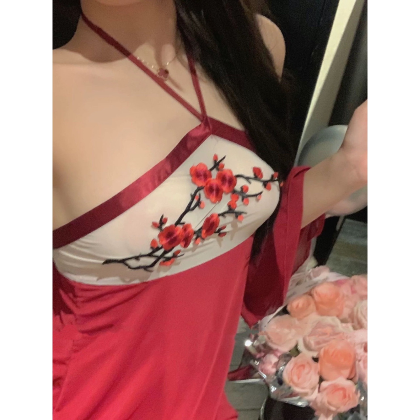 性感沙漠异域风情服装西域风情女装飞天敦煌汉服古装纯欲裙子套装 - 图0