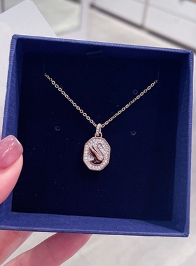 施家徽章天鹅项链手链水晶吊坠