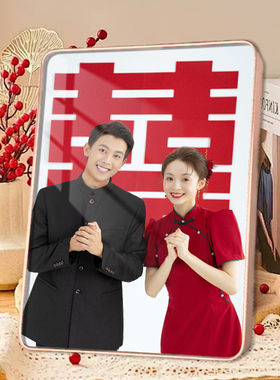 相框摆台婚纱照定制儿童洗照片做挂墙结婚照全家福情侣照创意摆件