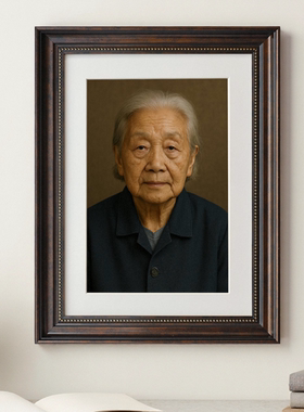 老人相框老照片画像翻新纪念相框