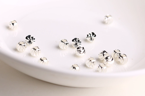 Медные серебряные бусины, аксессуары ручной работы, DIY