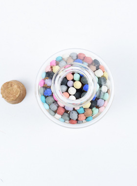 现货小玻璃瓶彩色装饰品摆件家居严选好物典雅木塞香薰玻璃罐