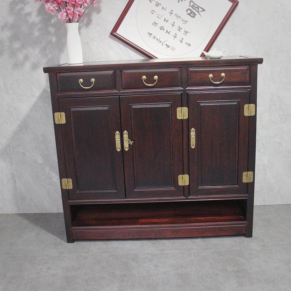 新中式实木鞋柜家用门口入户玄关柜金花梨仿古大容量储物柜收纳柜,淘宝优惠券,粉丝福利购,淘宝优惠卷