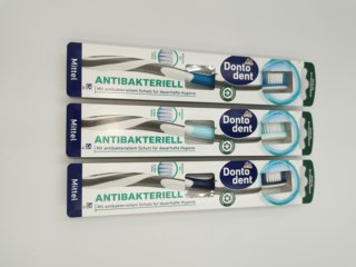 Dm german imported dontodent dongtuo antibacterial fine soft bristles medium hardness tooth protection and gum protection adult toothbrush