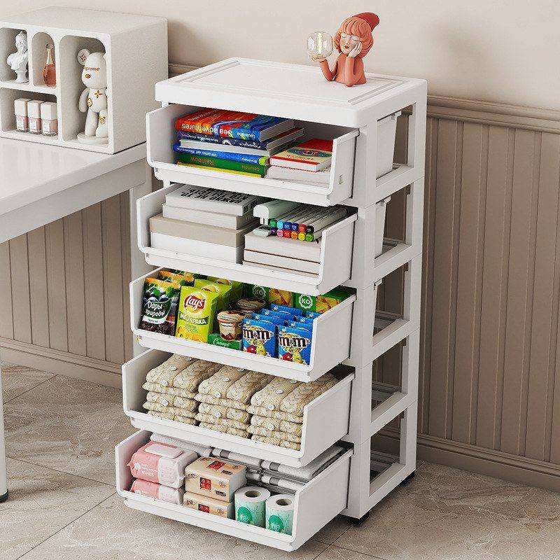 柜子置物架现代收纳家用简约塑料储物柜厂家多层客厅跨境卧室,淘宝优惠券,粉丝福利购,淘宝优惠卷