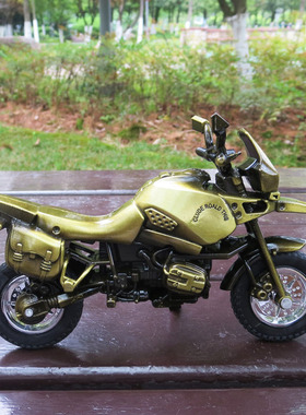 仿真合金摩托车模型客厅酒柜电视背景墙两边柜子电视柜上的装饰品