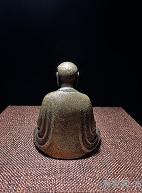 实心小号随身口袋佛黄铜复古