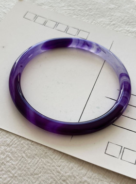 冰种缠丝玛瑙叮当美人镯子