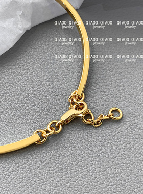 凯旋门手镯女2022年新品欧美ins小众设计法国轻奢金色手链手饰品