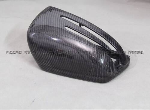 奔驰E级W207碳纤维镜壳E200 E260E350coupe改装后视镜盖倒车镜罩 - 图0