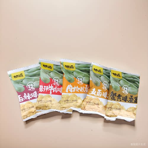 甘源蟹黄味蚕豆散装5斤兰花豆酱汁牛肉蟹黄豆零食豆瓣片整箱炒货 - 图3