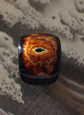 男大漆中国风传统工艺戒指