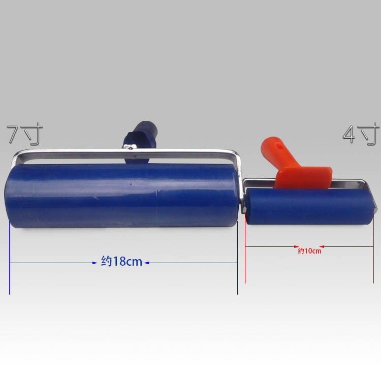 贴墙纸壁纸工具平压轮壁纸接缝滚轮手压橡胶光面平压轮子平面压辊 - 图2