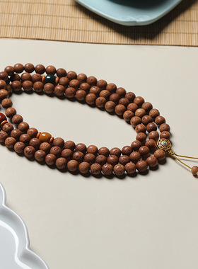 芭比檀香雕刻DIY六字箴言醒狮款手链 念珠装饰首饰民族风厂家批发